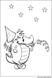 fröhlicher-drache-mit-partyhut