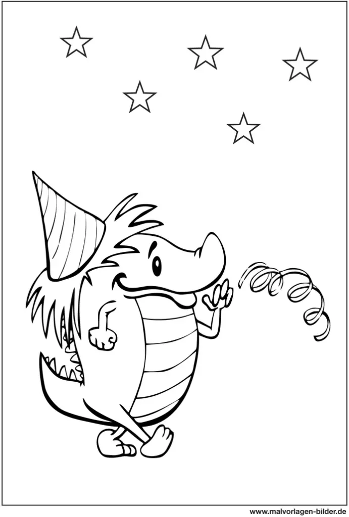 fröhlicher-drache-mit-partyhut