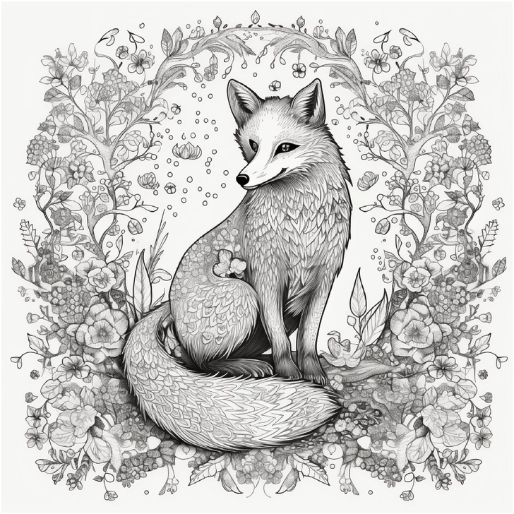 fuchs-blumen-malen-vorlage