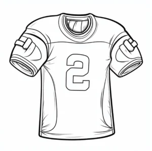fussballtrikot-mit-nummer-zwei-ausmalvorlage