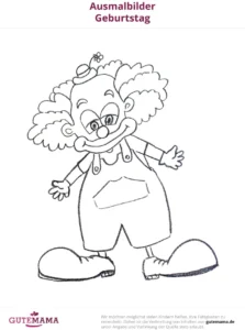 geburtstags-malvorlage-zirkus-clown