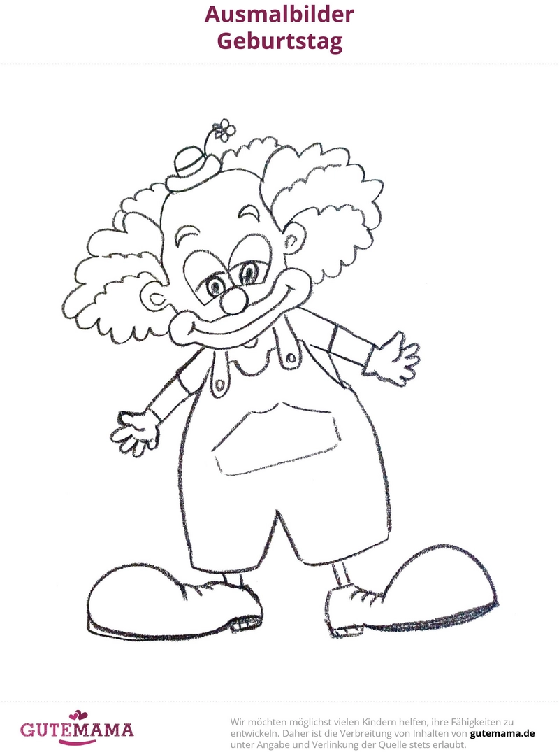geburtstags-malvorlage-zirkus-clown