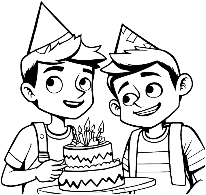 geburtstagsfeier-mit-kindern-und-kuchen