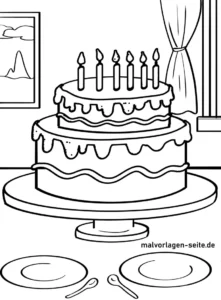 geburtstagstorte-malen-ausmalvorlage