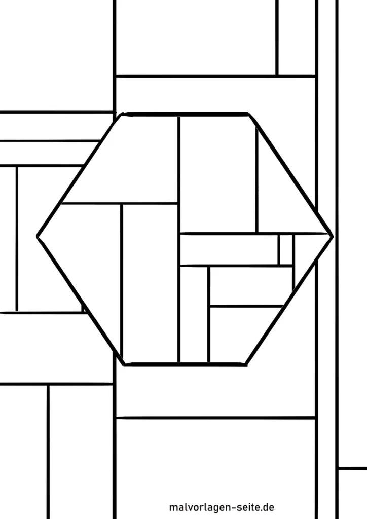 geometrische-figuren-sechseck-muster