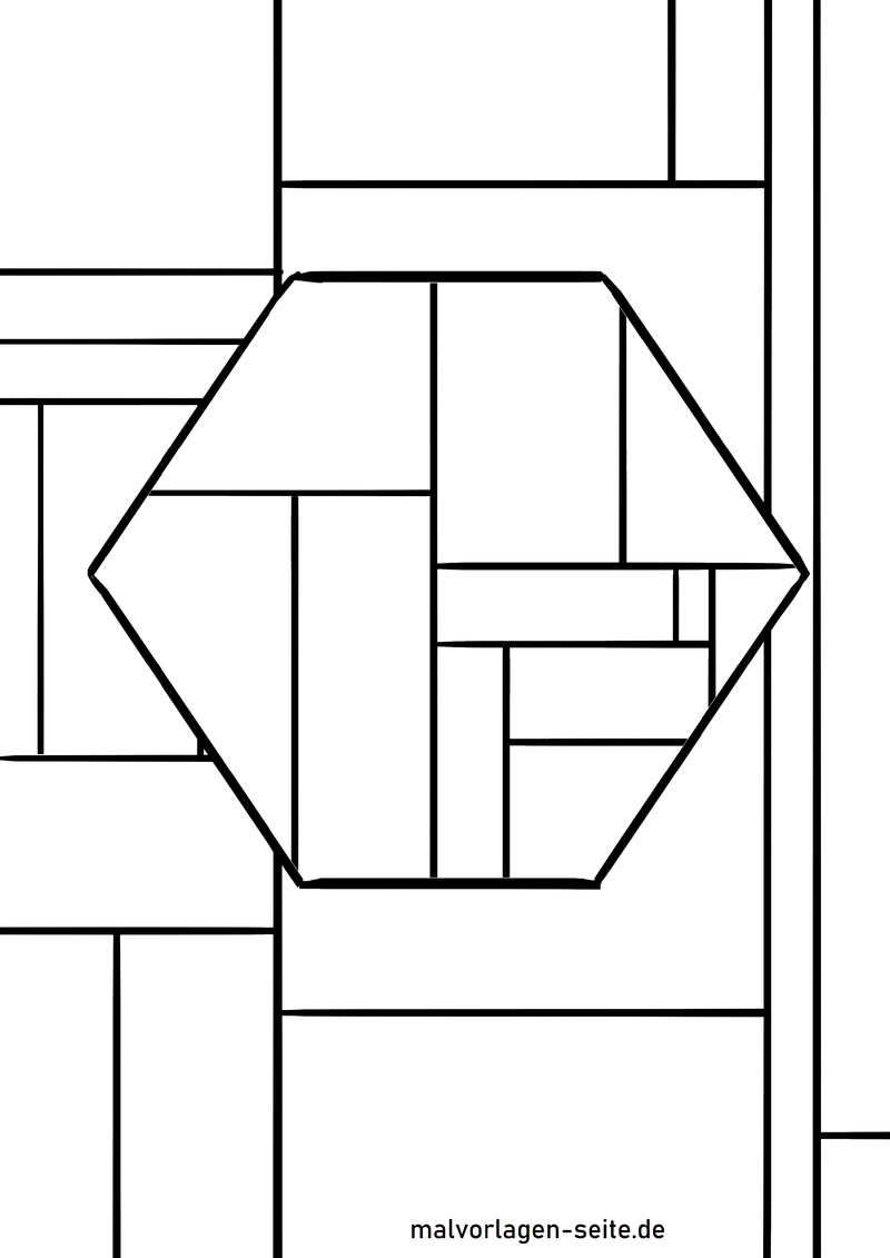 geometrische-figuren-sechseck-muster
