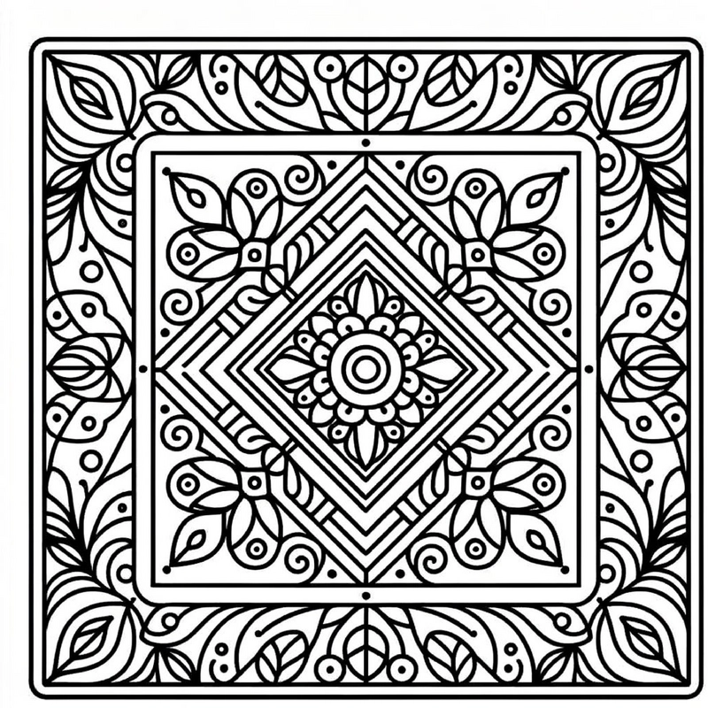 geometrische-florale-malvorlage-zum-ausmalen