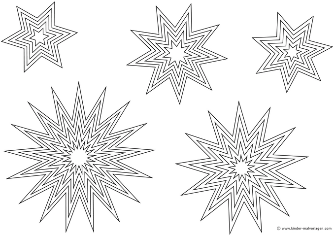 geometrische-sterne-malen-ausmalvorlage