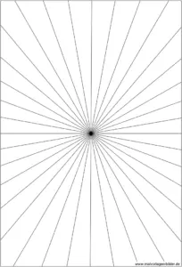 geometrische-strahlen-muster-malvorlage