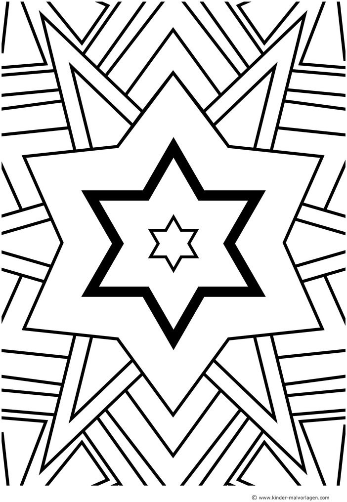 geometrischer-stern-mit-mustern