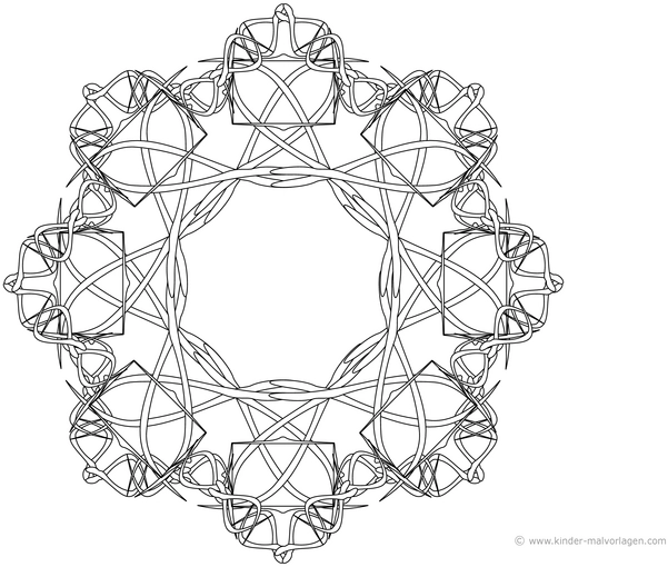 geometrisches-muster-ausmalvorlage