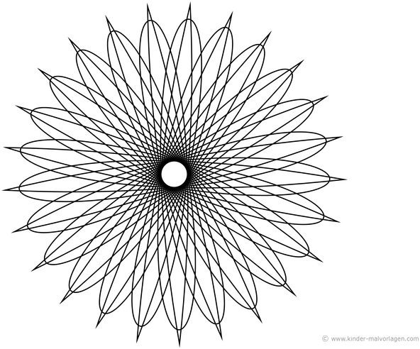 geometrisches-muster-bluetenform-malvorlage