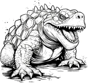 grosse-schnappschildkroete-ausmalvorlage