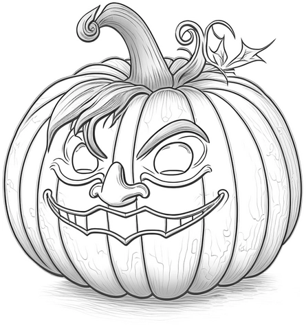 gruseliger-kuerbis-halloween-malvorlage