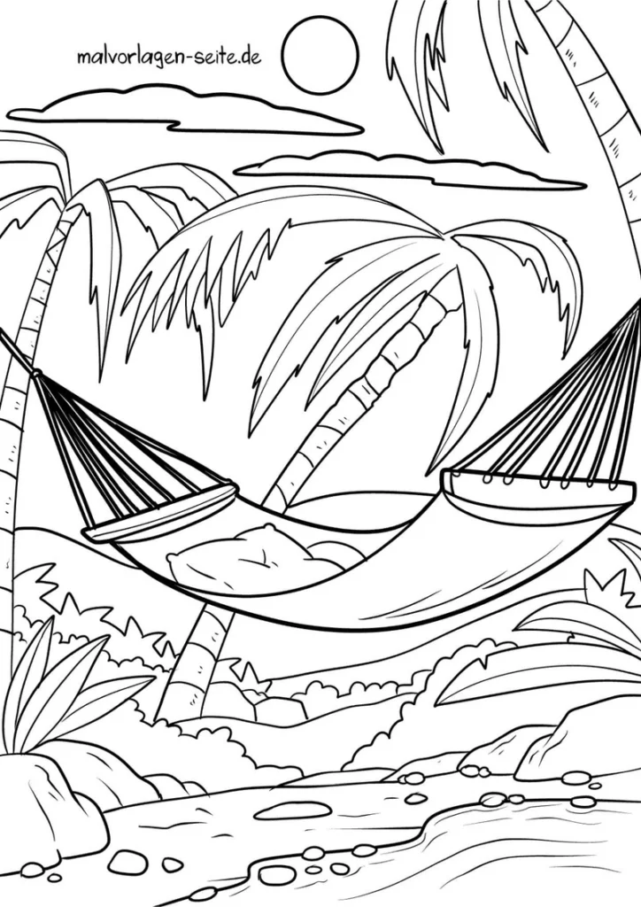 haengematte-am-strand-palmenszene