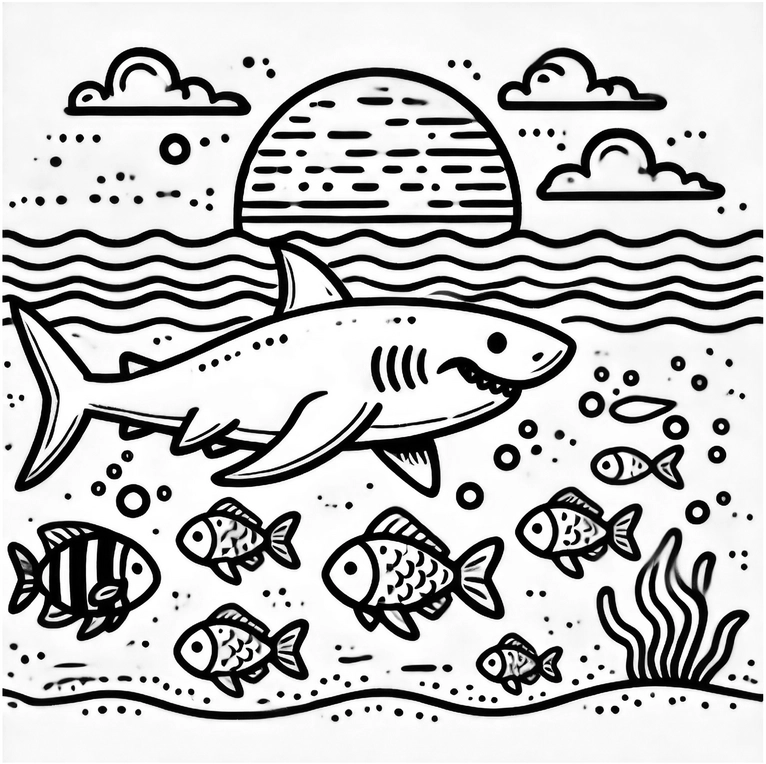 hai-und-fische-in-der-unterwasserwelt
