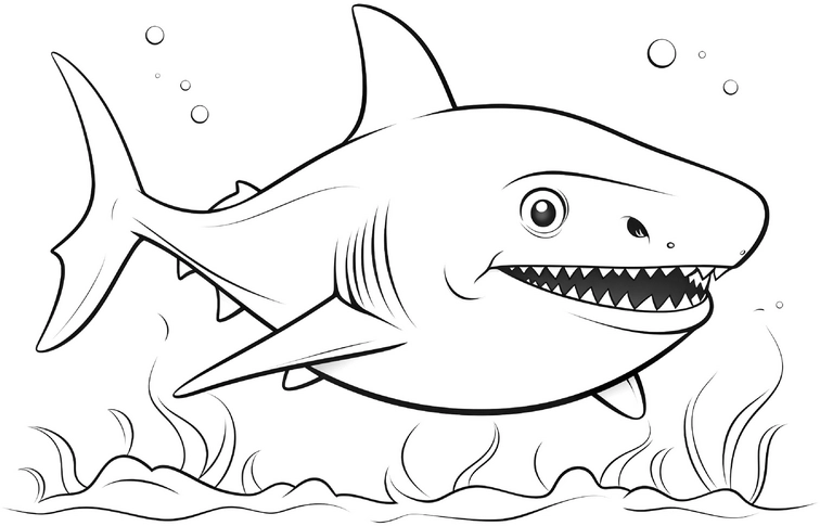 haifisch-ausmalvorlage-mit-kreativen-elementen