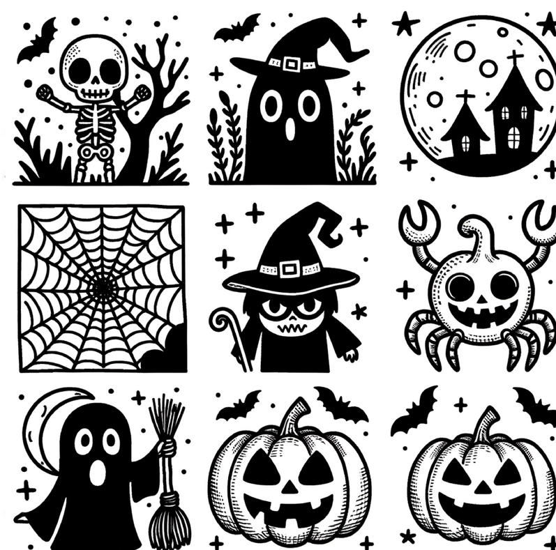 halloween-malvorlage-gespenster-kuerbis-ausmalen