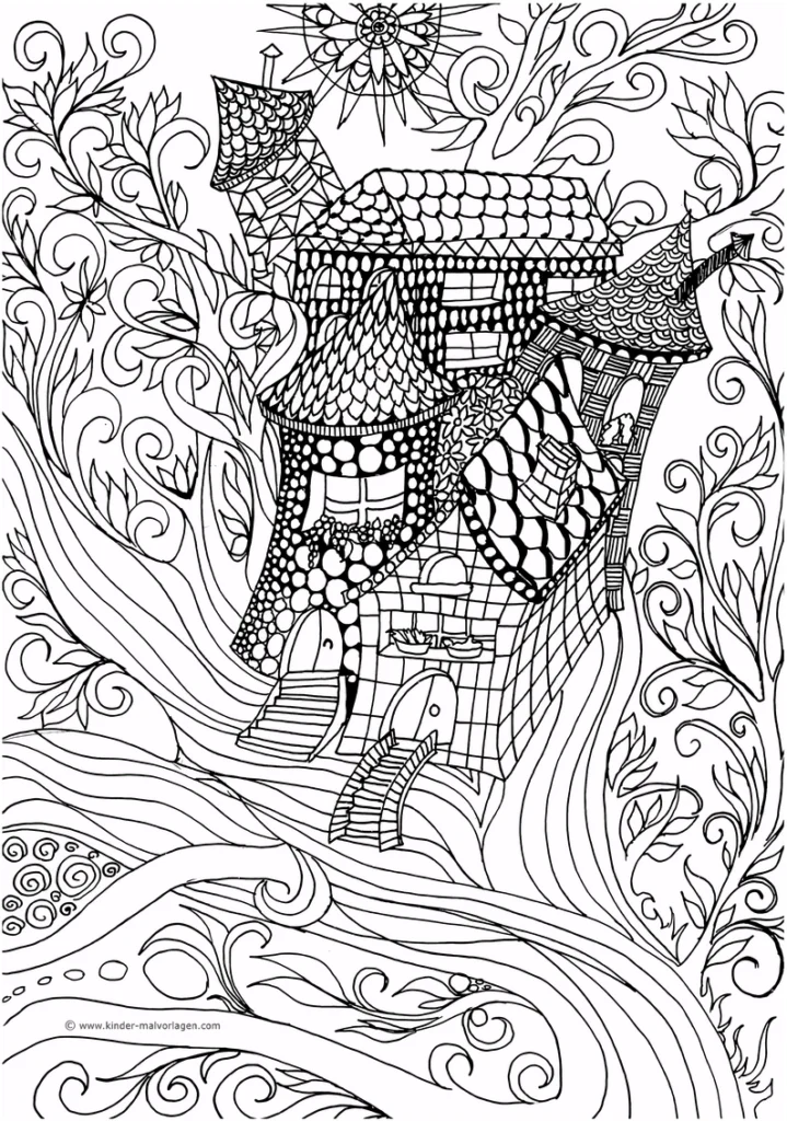 haus-im-wald-mit-pflanzen