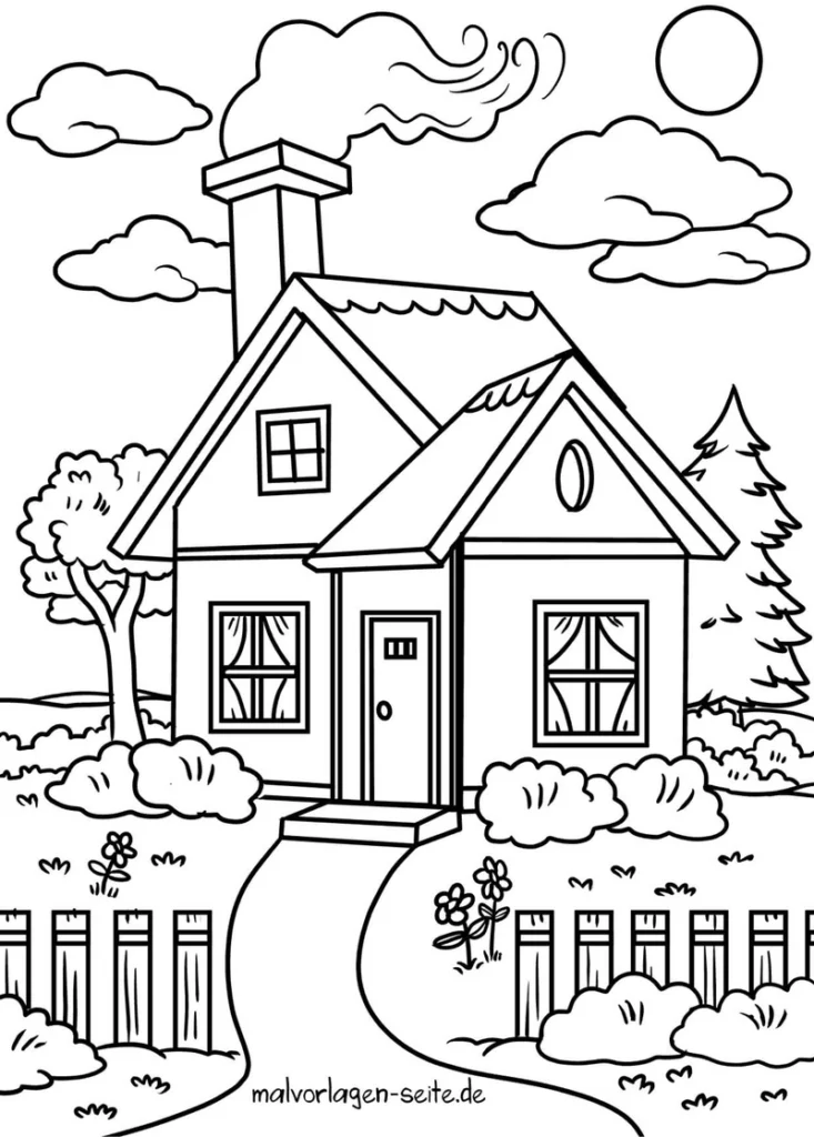 haus-in-natur-ausmalvorlage