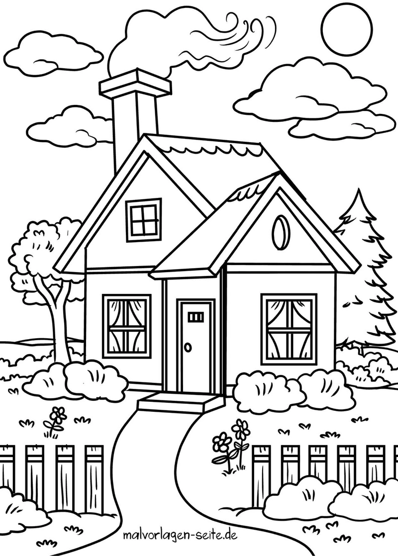 haus-in-natur-ausmalvorlage