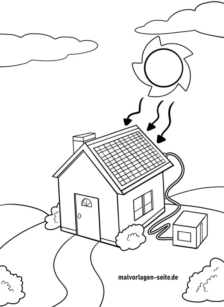 haus-mit-solaranlage-und-erneuerbare-energien