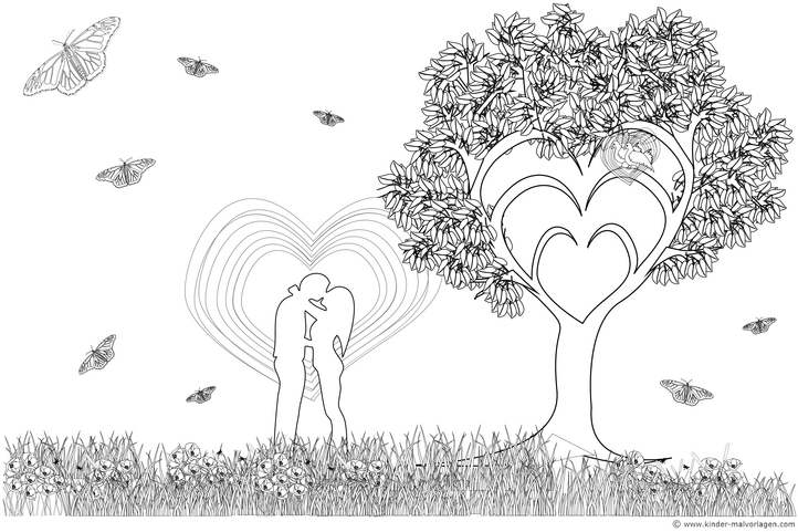 herzbaum-verliebtes-paar-mit-schmetterlingen