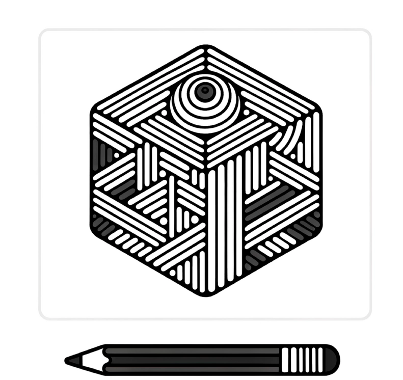 hexagonale-muster-malvorlage-zum-ausdrucken