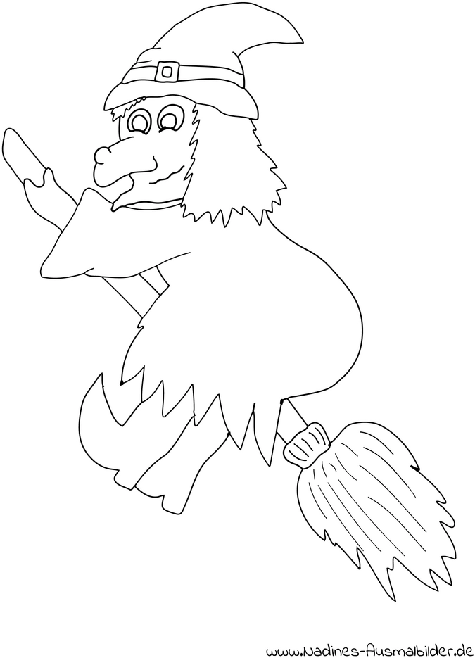 hexen-auf-besen-magische-malvorlage