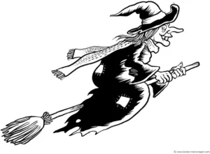 hexen-auf-dem-besen-malvorlage