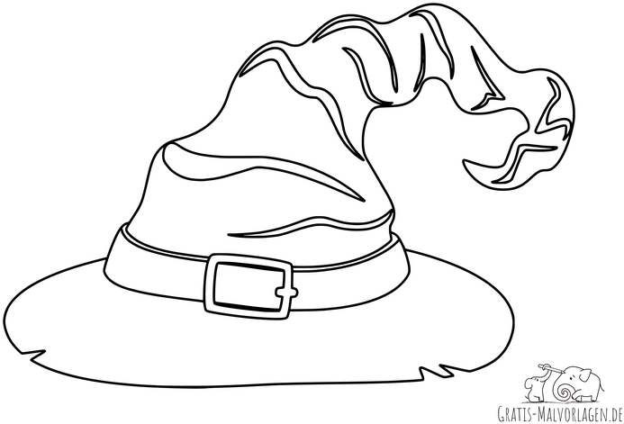 hexenhut-malen-fuer-kinder