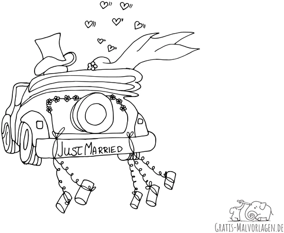 hochzeitsauto-just-married-malen