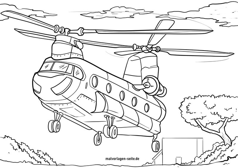hubschrauber-in-bewegung-ausmalvorlage