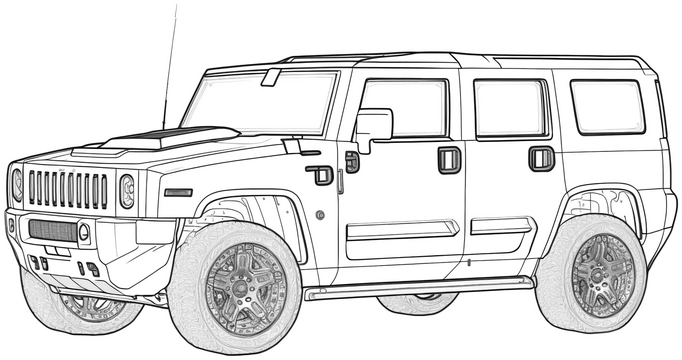 hummer-fahrzeug-ausmalbild-vorlage