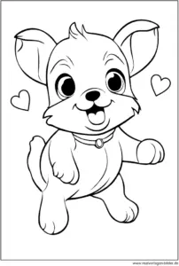 hund-fröhlich-ausmalvorlage