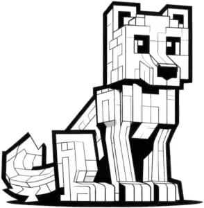 hund-im-geometrischen-stil-malvorlage
