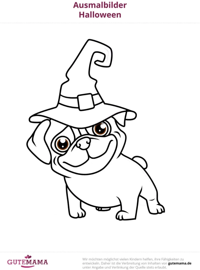 hund-im-hexenhut-ausmalvorlage-halloween