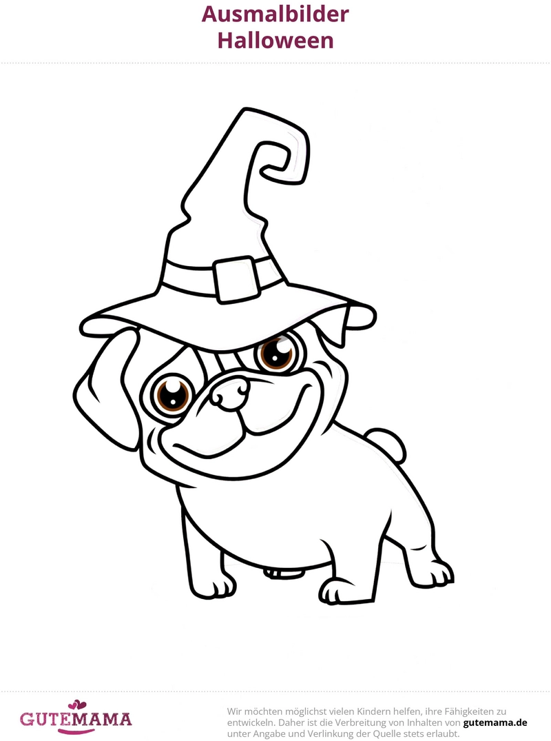 hund-im-hexenhut-ausmalvorlage-halloween
