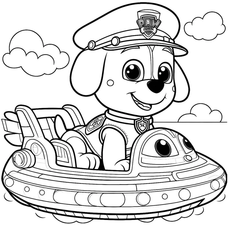 hund-im-hovercraft-ausmalvorlage