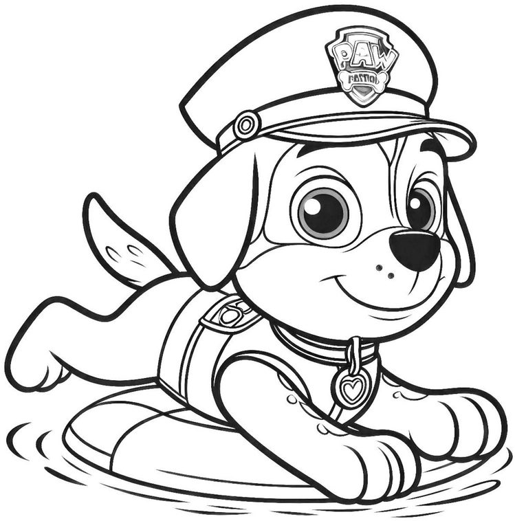 hund-im-polizeikostuem-auf-rettungsring