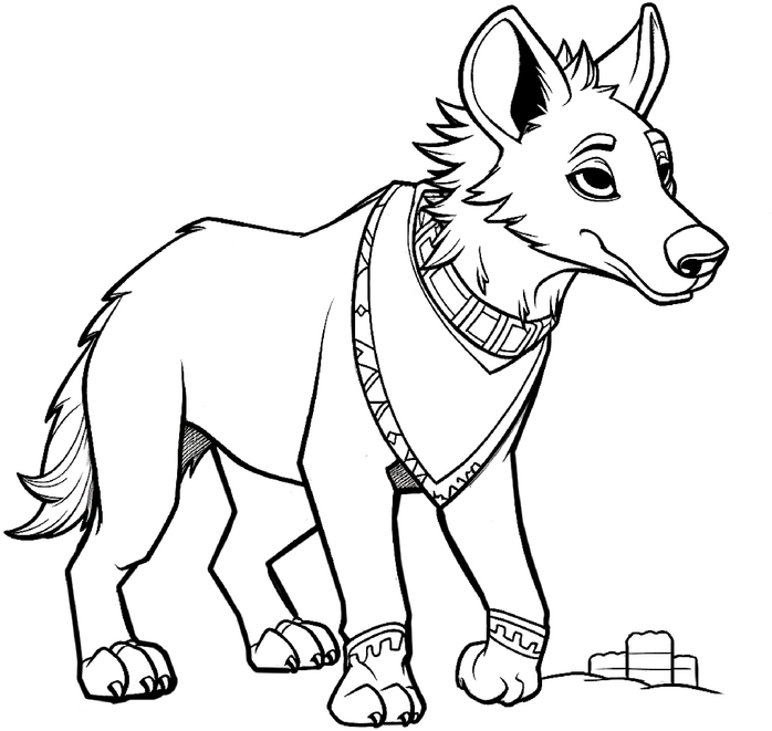 hund-mit-halsband-und-schmuck-elementen-malen