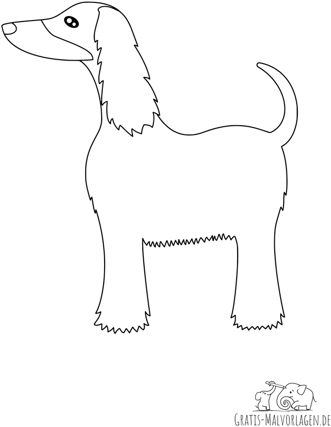 hund-mit-langem-fell-ausmalvorlage