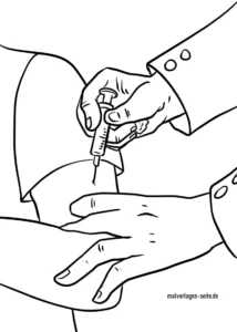 impfung-spritze-medizinisch-malvorlage