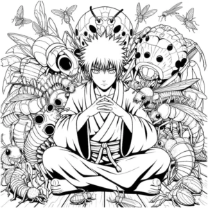 insekten-und-krieger-ausmalvorlage