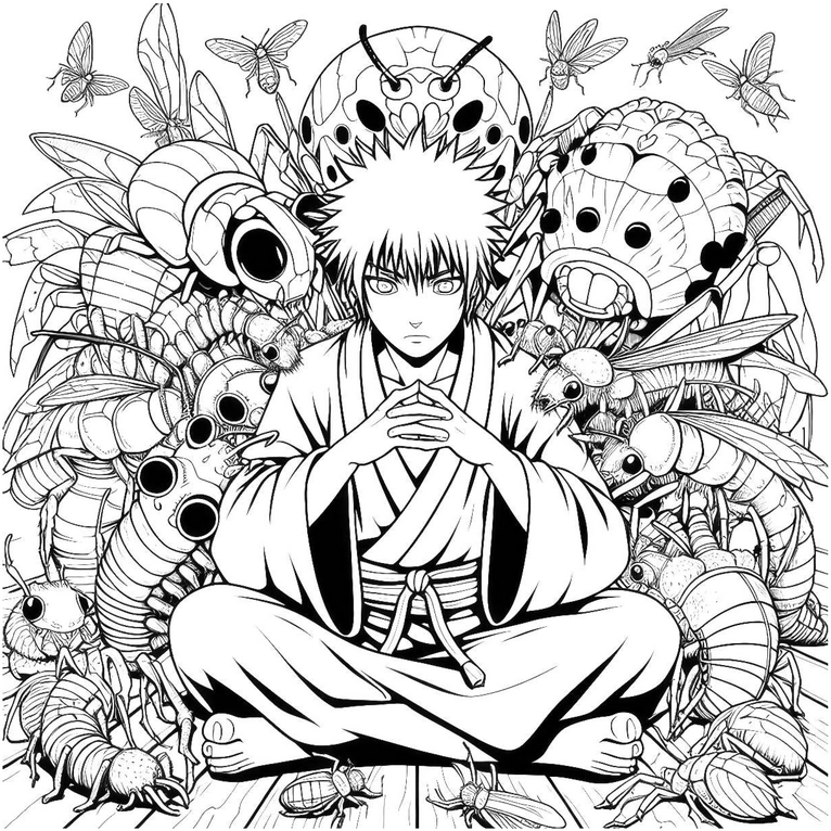 insekten-und-krieger-ausmalvorlage