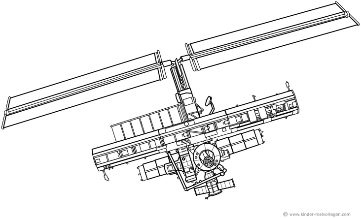internationale-raumstation-malvorlage