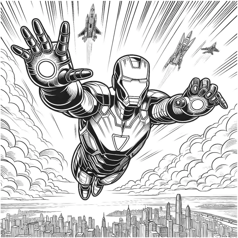 iron-man-ausmalvorlage-mit-flugzeugen