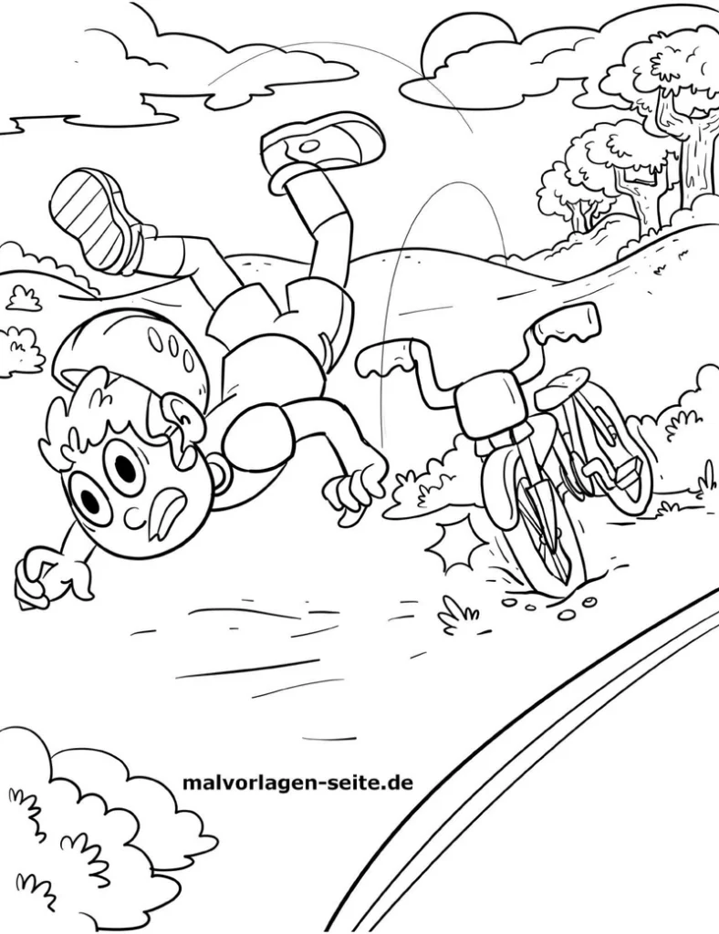 junge-beim-fahrradfahren-und-sturz