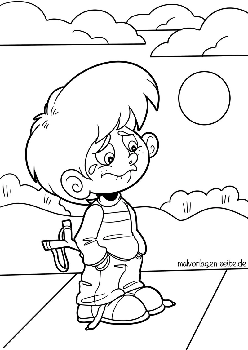 junge-in-der-natur-emotionen-malvorlage