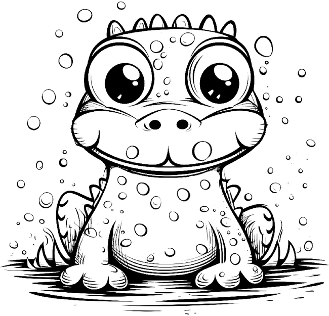 junges-krokodil-mit-grossen-augen-im-wasser